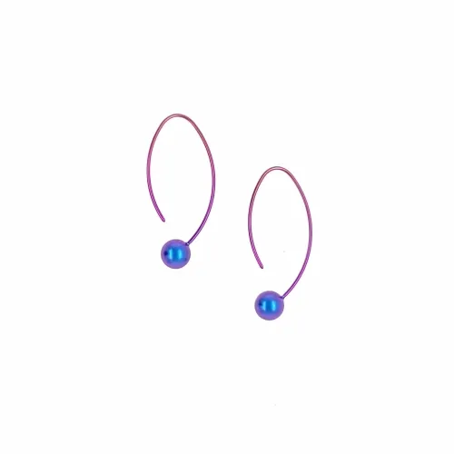 Orbit Pink Drop & Dangle Earrings